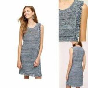 Anthropologie Holding Horses Knit Fringe Sweater Dress Size Extra Small